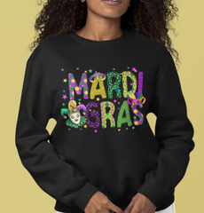 Mardi Gras DTF Transfer, Ready for Press Heat Press Transfers DTF267