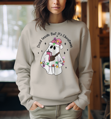 Dead Inside But Its Christmas DTF Transfer, Ready for Press Heat Press Transfers DTF224