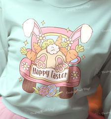 Easter Bunny DTF Transfer, Ready for Press Heat Press Transfers DTF311