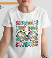 Schools out for Summer DTF, Ready for Press, Heat Press Transfers DTF387