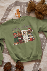 Merry Christmas Knit Letters DTF Transfer, Ready to Press DTF612