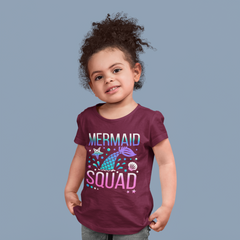 Happy Birthday Mermaid Squad DTF, Ready for Press, Heat Press Transfers DTF408
