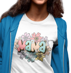 Floral Mama Leopard Heart Transfer for T-shirts, Mom Gift, Hoodies, Heat Transfer, Ready for Press Heat Press Transfers DTF100