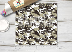 Military Camouflage Patterned Adhesive Vinyl 198