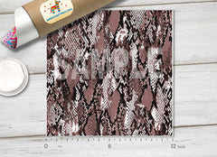 Python Skin Snake Patterned HTV 744