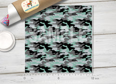 Camouflage Patterned HTV 663