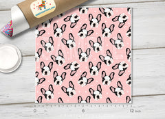 French Bulldog, Cute Puppies Patterned HTV 793