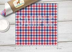 Plaid Checker Patterned Adhesive Vinyl 283