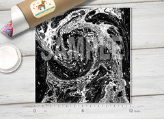 Black Marble Patterned HTV 1013