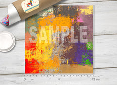 Grunge Oil Paint Marble Patterned HTV 1305