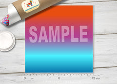 Soft color Gradient Ombre Patterned HTV 879