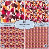 Watercolor Leopard skin Pattern Printed Vinyl/ Indoor / Outdoor/ Heat Transfer Vinyl-485 - Printive Vinyl | Patterned Vinyl