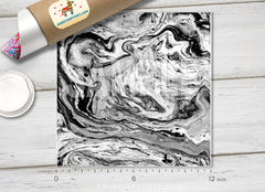 Black Marble Patterned HTV 1013