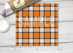 Halloween plaid Patterned HTV 1395