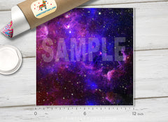 Galaxy Stars Nebula Patterned HTV-503