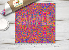Rainbow psychelic Patterned HTV 541