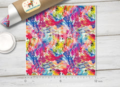 Colorful Paint Patterned HTV 044