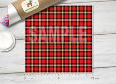 Tartan Plaid Patterned HTV 322