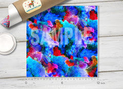 Watercolor Abstract Patterned HTV 647