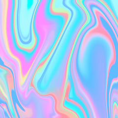 Unicorn Marble Holographic Patterned HTV- 909