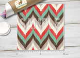 Chevron Patterned Adhesive Vinyl 152