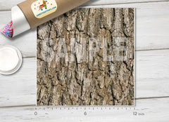 Wood BarkPatterned Adhesive Vinyl 091