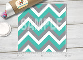 Retro Vintage Chevron Patterned HTV 252