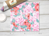 Pastel Floral Patterned Adhesive Vinyl 085