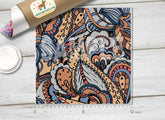 Abstract Ornamental paisley Patterned HTV 253