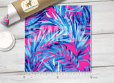 Tropical Leaves Patterned Adhesive Vinyl 061