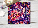 Paisley Patterned Adhesive Vinyl 204