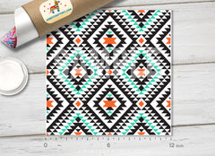 Tribal Geometric Patterned HTV 309