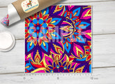 Bohemian Flower Patterned Adhesive Vinyl 295