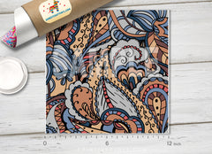 Paisley Patterned Adhesive Vinyl 253