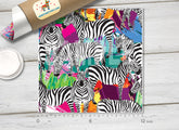 Zebra Patterned Adhesive Vinyl 030