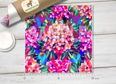 Vivid Floral Patterned HTV 249