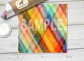 Watercolor Tartan Patterned Adhesive Vinyl 116