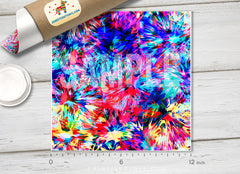 Abstract Splash Patterned HTV 086