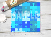 Autism Puzzle Pattern Adhesive Vinyl 589