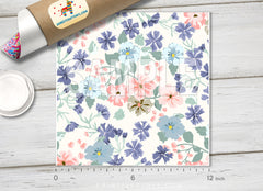 Elegant Floral Patterned HTV 224