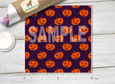 Halloween Pumpkin Patterned Adhesive Vinyl 235