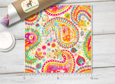 Paisley Patterned Adhesive Vinyl 233