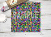Sugar Sprinkles Comic Patterned HTV 762