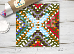 Ethnic Geometric Patterned HTV 236