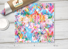 Floral Patterned Adhesive Vinyl 084