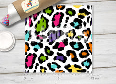 Colorful Leopard Patterned HTV 191