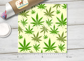 Green marijuana background Patterned HTV- 510