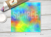 Abstract Rainbow Patterned HTV 450