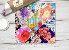 Flower Quilt Printed HTV-883