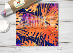 Palm Tree Leaves Patterned HTV 1341